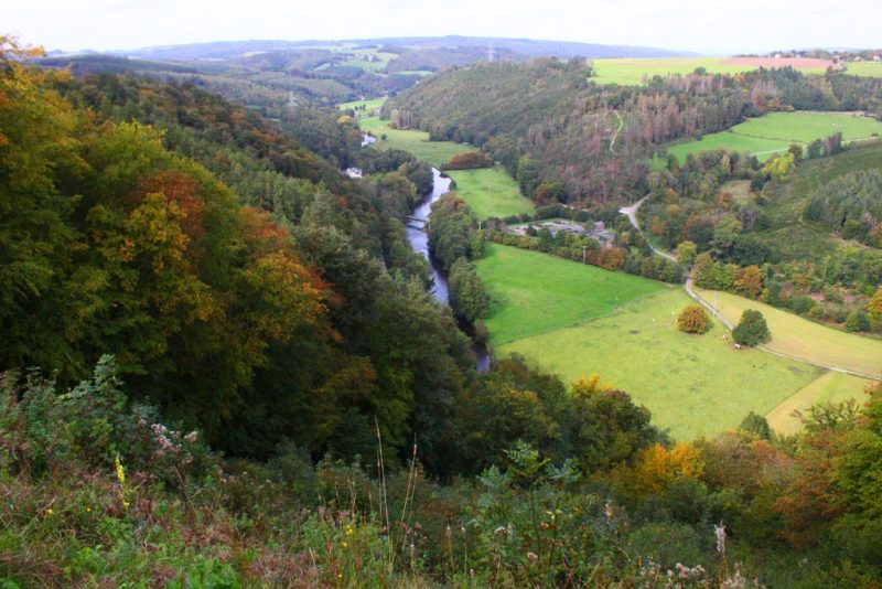 Vallei van de Ourthe La Roche-en-Ardenne stadswandeling